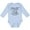 AE-Light Blue, variant on Inktastic Adventure Awaits Outside in Nature with Tent and Mountains Boys or Girls Long Sleeve Baby Bodysuit