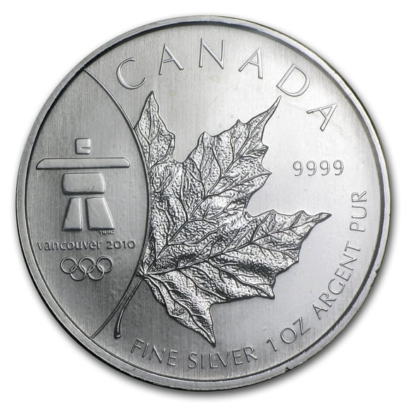 2008 Canada 1 oz Silver Olympic Inukshuk (Abrasions)