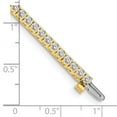 thumbnail image 4 of Primal Gold 14 Karat Two-Tone AA Diamond Tennis Bracelet, 4 of 5