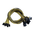 thumbnail image 4 of Cable de alimentación Pci-e macho a macho, 8 piezas, Pcie de 6 pines a 8 pines (6 + 2), Compatible con Gpu, 4 of 5