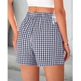 thumbnail image 2 of Shorts de Pijama PRETTYGARDEN 2025 Verano Cuadros para Mujer, 2 of 9