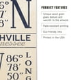 thumbnail image 3 of Lantern Press 12x18 Inch Premium Wood Sign, Ready to Hang Wall Decor, Nashville, Tennessee, Latitude and Longitude (Blue), 3 of 4
