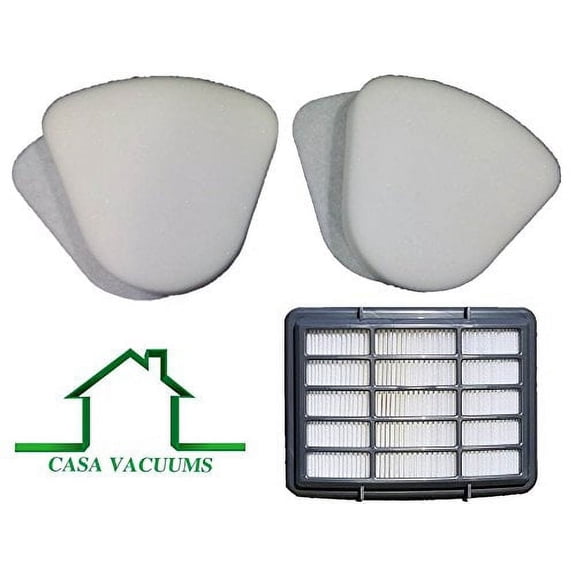 2 Pack Shark Navigator Lift-away Filter Bundle NV350 NV351, NV352, NV355, NV356, NV360, NV370 NV357, NV391, NVLFT199, UV440, UV490CCO, UV540 Foam and Felt   1 Hepa Filter; Shark Part # XFF350 XHF350