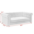 thumbnail image 2 of Ataucjin Elegant Rectangle Pet Bed for Medium and Large Dogs, Durable Elevated Dog Sofa Bed, Comfortable Dog Couch, Modern and Stylish Dog Sofa for Large Dogs, 2 of 8