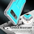 thumbnail image 6 of FITO For Google Pixel 6 Case, Phone Case with Screen Protector and Kickstand (Blue), 6 of 7