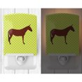 thumbnail image 2 of Caroline's Treasures BB7676CNL Hinny Horse Donkey Green Ceramic Night Light, 6x4x3", multicolor, 2 of 2