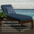 thumbnail image 2 of Hampton Texture Navy Essentials Chaise Lounge Cushion, 2 of 7