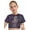 Black, variant on Haitryli Girls Glittery Crop Tops Jazz Dance Performance Dancewear Modern Steeetwear Round Neck Hip Hop Clothes Red 13-14