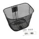 thumbnail image 3 of Cesta delantera para bicicleta, cesta negra para accesorios de ciclismo, cesta de almacenamiento para bicicletas, alambre metálico L con tirante largo, 3 of 7