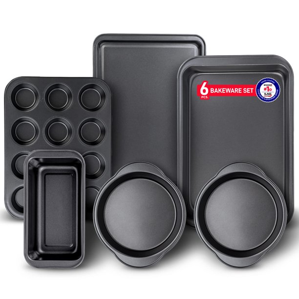 Set para hornear Bakken-Swiss Deluxe de 6 piezas, antiadhere