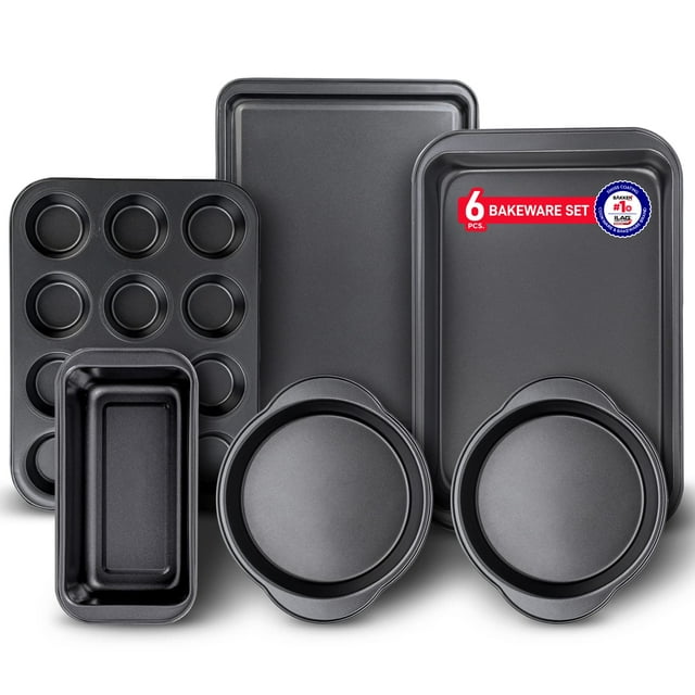 Set para hornear Bakken-Swiss Deluxe de 6 piezas, antiadhere