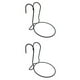 thumbnail image 1 of 2x Iron Fence Pot Holder Hangers Patio Balcony Fence Garden Decoration Gifts, 1 of 9