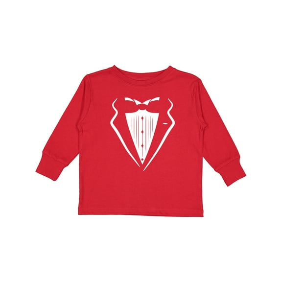 Inktastic Tuxedo Boys Long Sleeve Toddler T-Shirt