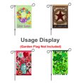 thumbnail image 4 of 3 Piece Iron Mini Garden Flags Pole Stand Holder Yard Decor Display, 4 of 8