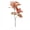 2-Forked Flame South Sky Bamboo, variant on Realistic Faux Heavenly Bamboo Decorative Stems, Multi-Size Bendable Artificial Nandina Branches for Outdoor Planter Landscaping, Indoor Partition Decoration & Diorama Microlandscape Craft