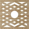 thumbnail image 4 of Ekena Millwork 22"OD x 5 3/4"ID x 3/8"T Chevron Wood Fretwork Pierced Ceiling Medallion, Red Oak, 4 of 16