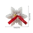 thumbnail image 2 of Candles & Holders Seasonal Scented Candles with Crisp Edges and Snowflake Motifs for Warm Ambience and Pleasant Fragrance in Home and, 2 of 7