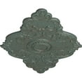 thumbnail image 3 of 67 1/8"W x 48 5/8"H x 1 7/8"P Piedmont Ceiling Medallion (Fits Canopies up to 6 1/2"), Hand-Painted Cloud Burst Crackle, 3 of 5