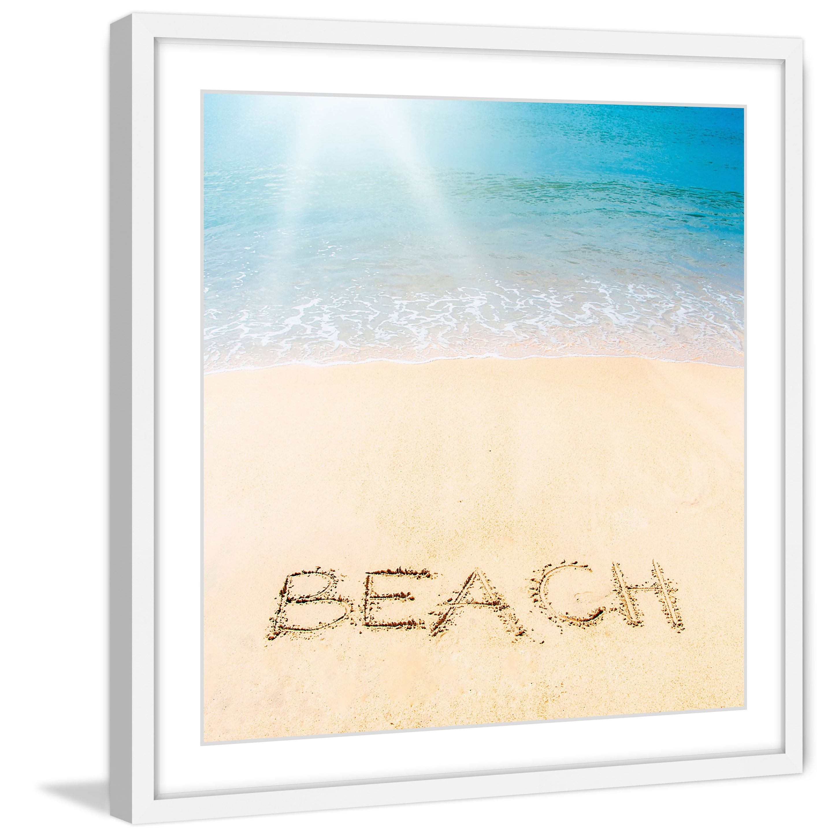 Marmont Hill "Sandy Beach" Framed Painting Print
