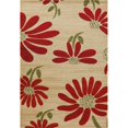 thumbnail image 1 of 5 x 8 ft. Antigua Collection Spring Daisy Woven Area Rug, Beige, 1 of 1