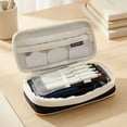 thumbnail image 3 of allydrew Large Capacity Pencil Case, Expandable Pencil Pouch for Stationery Tools, Black, 3 of 6