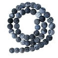 thumbnail image 3 of Perlas sueltas redondas de 8 mm, de hilo, de helada, sueltas redondas mate,Pulsera de bricolaje,Collar de bricolaje,Producir joyería Fernando Perlas sueltas redondas de 8 mm, 3 of 8