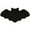 Black, variant on Halloween Microfiber Carpet Decorations, Creative Washable Bats Pumpkin Ghost Rug for Autumn Halloween Thanksgiving Home Decoration