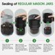 thumbnail image 5 of Kit sellador al vacío Wothfav Mason Jar Electric para boca ancha, 5 of 7