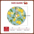 thumbnail image 4 of Kll Lemon Christmas Tree Skirt 36",Party Decorations Farmhouse For Christmas Decorations Holiday Party, 4 of 8