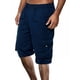 thumbnail image 2 of Sunloudy - Pantalones cortos deportivos para hombre, cintura elástica, bolsillos de color sólido, pantalones cortos rectos sueltos Sunloudy  M L XL XXL XXXL, 2 of 7