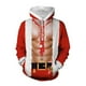 thumbnail image 5 of Sudadera con capucha navideña para hombre, con estampado 3D, con diseño festivo de Papá Noel, muñeco de nieve y vacaciones, informal, de gran tamaño, 5 of 5