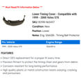 thumbnail image 2 of Lower Timing Cover - Compatible with 1999 - 2000 Volvo S70, 2 of 2