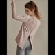 thumbnail image 4 of Camisetas Deportivas de Larga para Mujer, con Protección Solar UPF 50+, para Correr, Gimnasio, Secado Rápido Rosa Grisáceo XL, 4 of 9