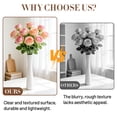 thumbnail image 4 of Decorative Standing Vase Modern Flower Holder Plastic Construction for Wedding Bedroom Housewarming, 4 of 9