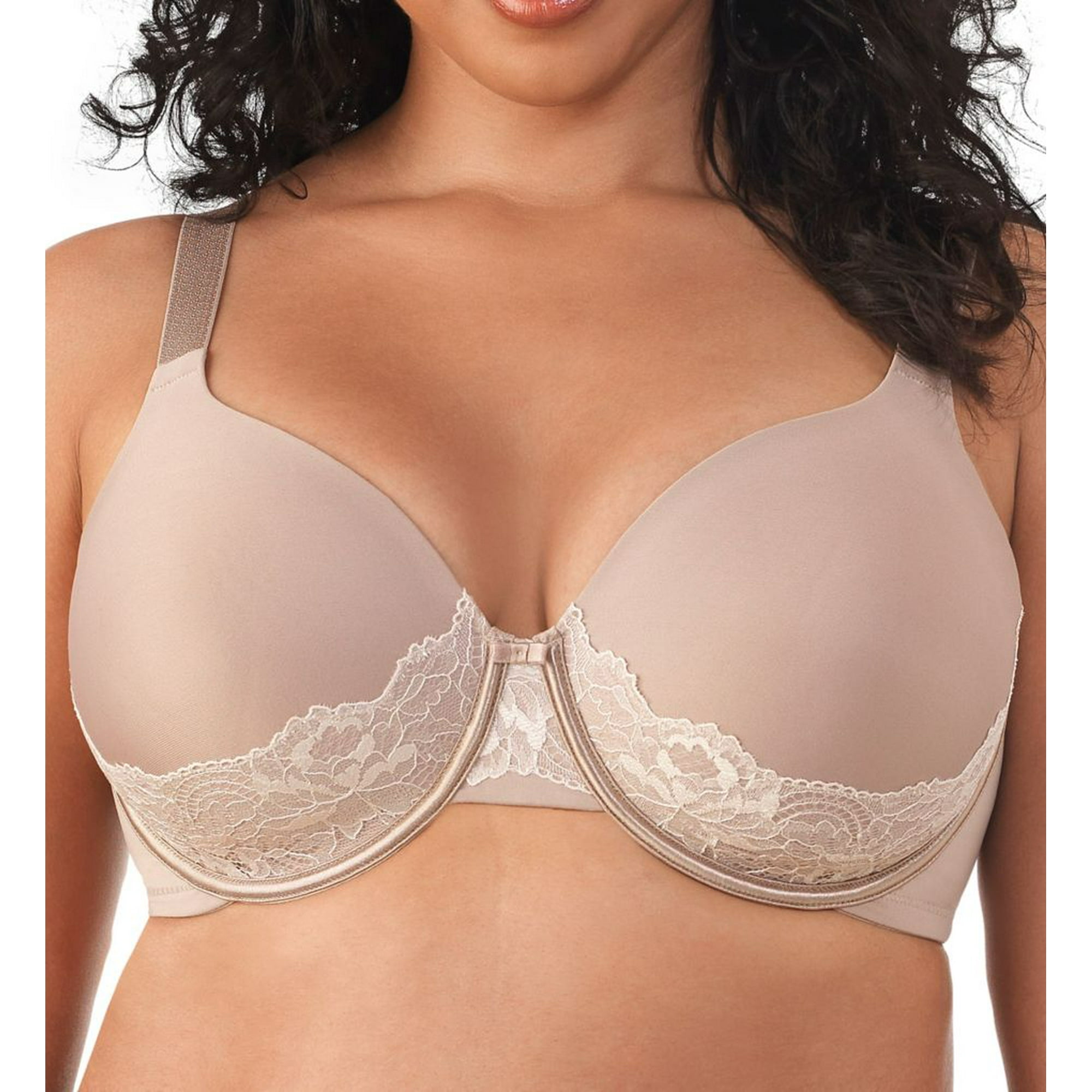 Women S Vanity Fair 76382 Beauty Back Lace Full Figure Underwire Bra Toastedcocunutcashmere 40dd Walmart Canada