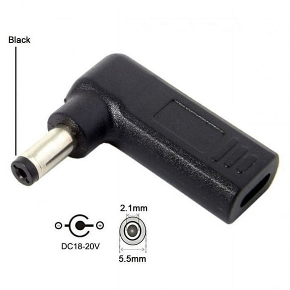 Chenyang CY USB 3.1 Type C USB-C to DC 20V 5.5 2.1mm Adapter PD Emulator Trigger 90 Degree Angled Adapter