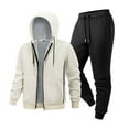 thumbnail image 4 of Men's Tracksuits Sweatsuits for Men Sweat Track Suits 2 Piece Long Sleeve Sweatsuit Set Full Zip Running Jacket and Pants Sport Jogger Sweat Suits, 4 of 4