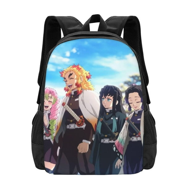 Demon Slayer Backpack For School Anime Bookbag Lightweight School Bags Satchel Back Packs BFQX72