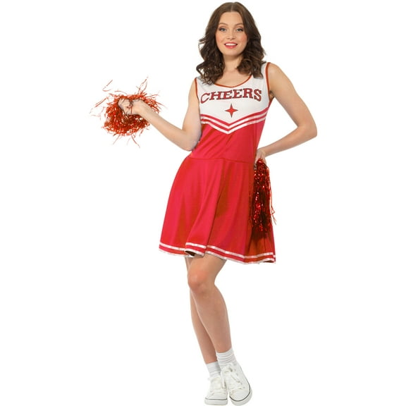 Karnival Costumes Red High School Cheerleader Uniform Women's Costume Small 6-8