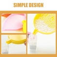 thumbnail image 5 of LABSERRON 4Pcs Small Tray Bead Working Tray Leaf Shape for Storage Holder Yellow 5.70X3.34X0.59In, 5 of 8