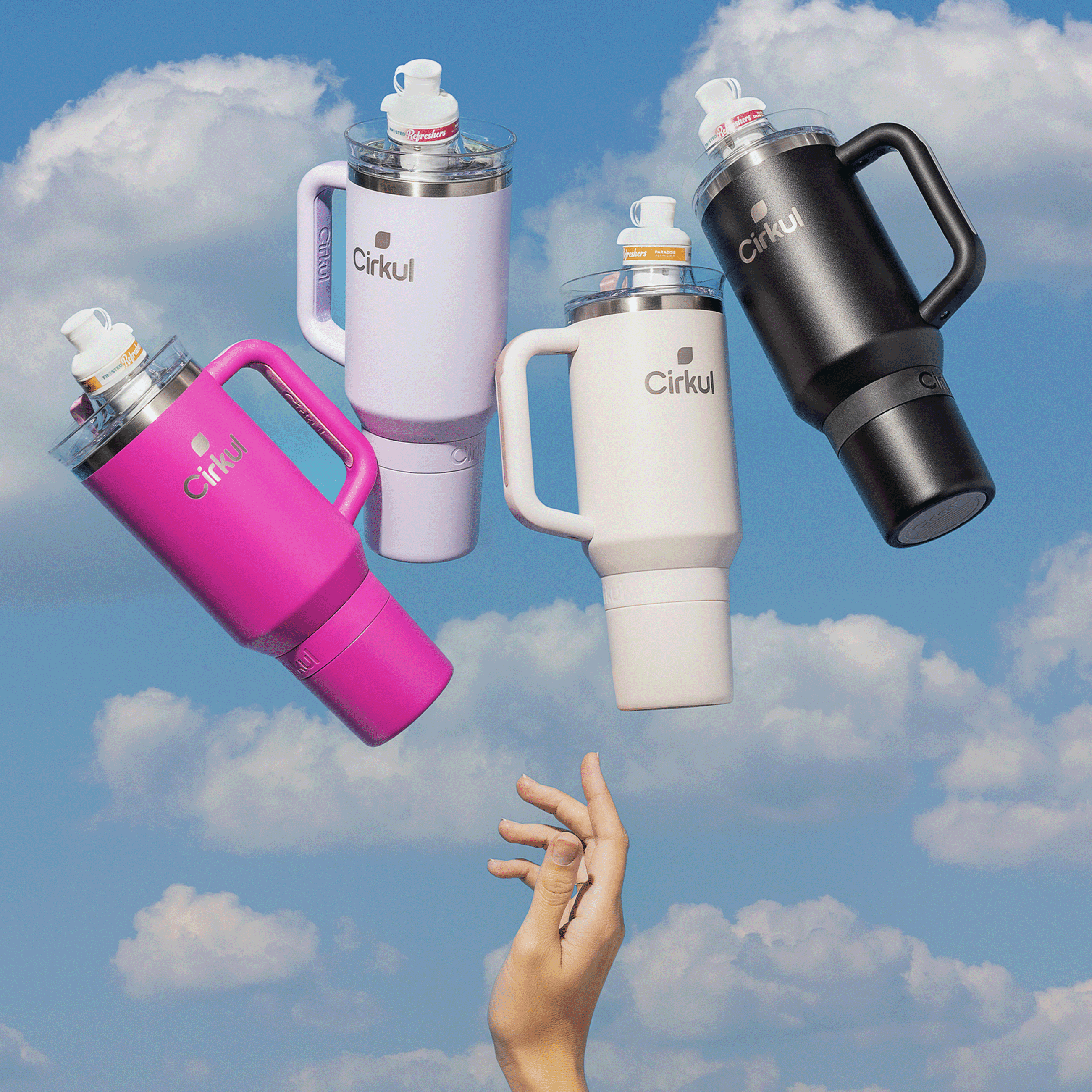 Gobelet All-Day StrawSipMC de Cirkul, 40 oz, fleur de cerisier (rose clair) Gobelet All-Day StrawSip™ 40 oz fleur de cerisier