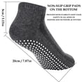 thumbnail image 3 of Bocaoying 8 Pairs Non Slip Socks with Grip, Anti Slip Socks with Cushion, Full Toe Ankle Fall Prevention Socks with Grip, Non Skid Socks for Yoga,Pilates,Dance,Ballet, 4 Colors Unisex, 3 of 8