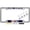 Chrome, variant on BestLicensePlateFrames Veteran US Navy Thin Top 4 Hole Metal License Plate Frame with Caps, Black
