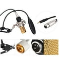 thumbnail image 2 of PENGXIANG Kit Microphone à Condensateur pour Enregistrement de Diffusion en Studio Professionnel 3.5mm avec Support de Suspension Réglable Ciseaux Bras Pince de Montage Filtre Pop, 2 of 7