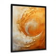 thumbnail image 5 of Designart "Desert Mirage Spiral In Gold And Orange II" Abstract Spirals Picture Framed Canvas Wall Art, 5 of 5