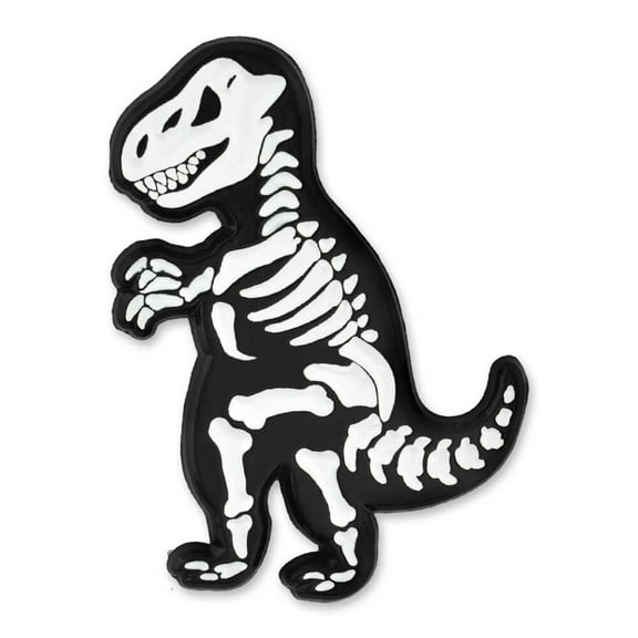 PinMart's T-Rex Skeleton Bones Archaeologist Dinosaur Enamel Lapel Pin