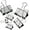 Black, variant on DADHOT Binder Clips, Assorted Colors, 100 Count, 100 Pack