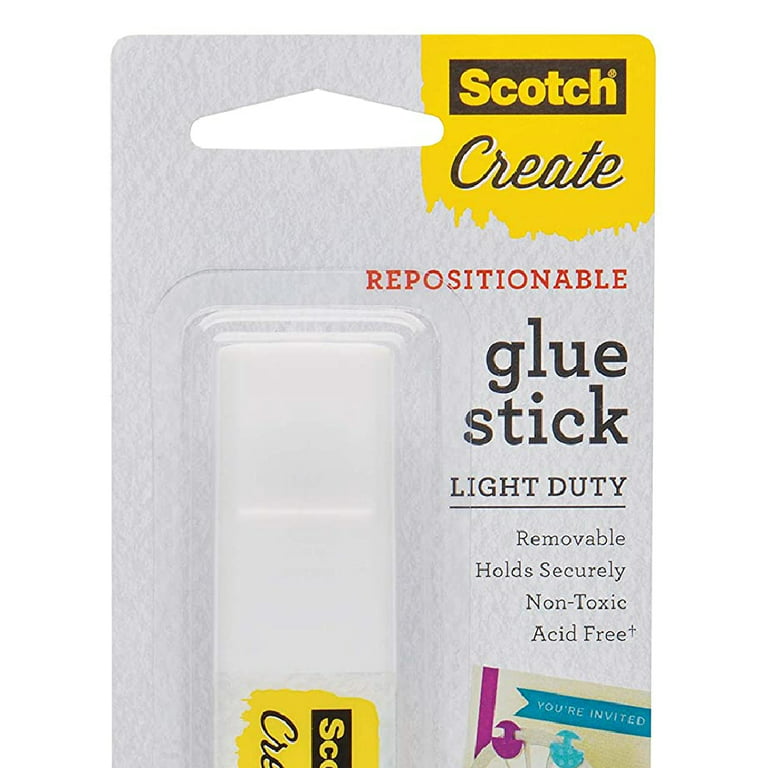 Scotch® Restickable Glue Stick, 6307C, 5.9 ml (0.20 oz)