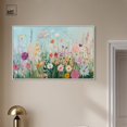 thumbnail image 2 of Art Remedy Playful Flower Art Canvas, 45" x 30", White Frame, Lush and Lovely I, 2 of 7