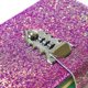 thumbnail image 3 of Digital Password Journal Combination Lock Diary Locking A6 Refillable Leather Journal (Purple), 3 of 4